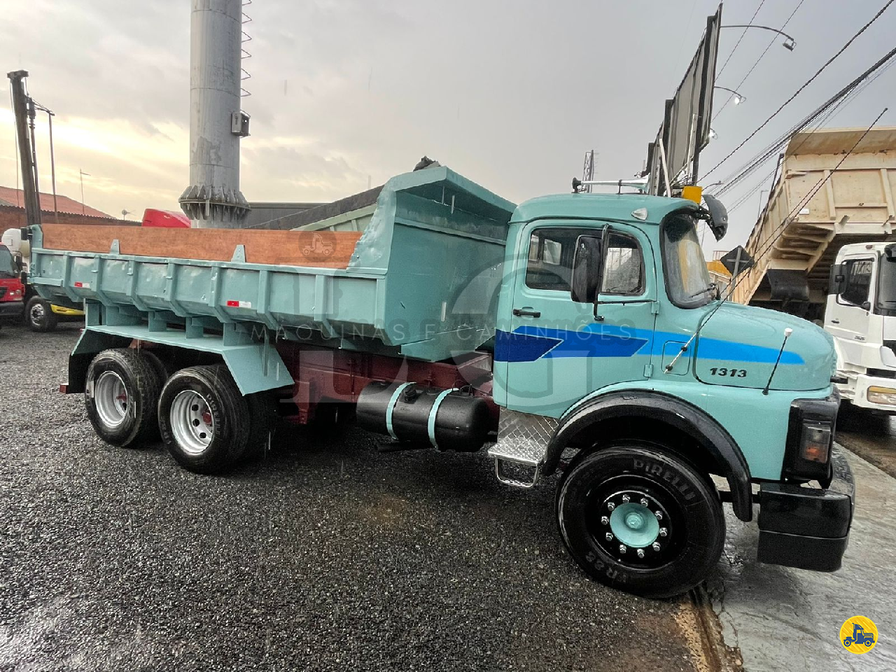 CAMINHAO MERCEDES-BENZ MB 1313 Caçamba Basculante 3/4 6x2 LG Máquinas e Caminhões SUMARE SÃO PAULO SP